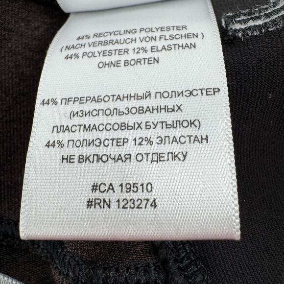 Lole Brown/Brown Two Tone Pull On Leggings Womens Medium Mid Rise Elastic Waist - Picture 10 of 10